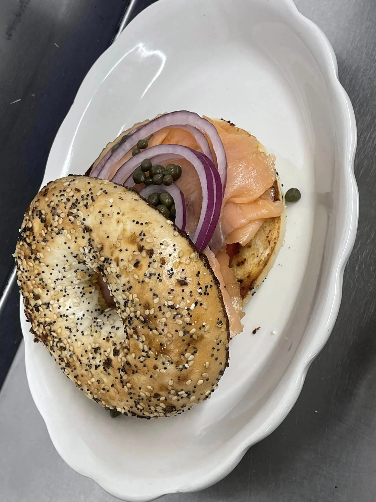 Breakfast Bagel Sandwich